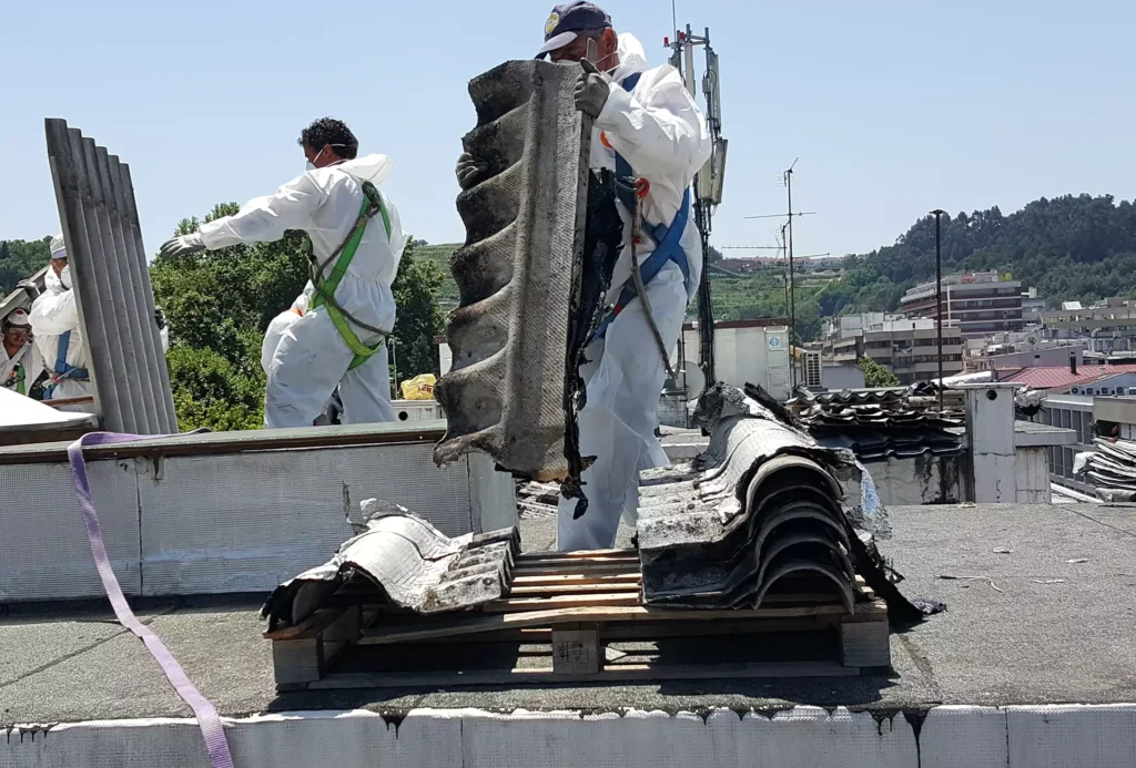 Obra Remoção Amianto Avenida D. João IV