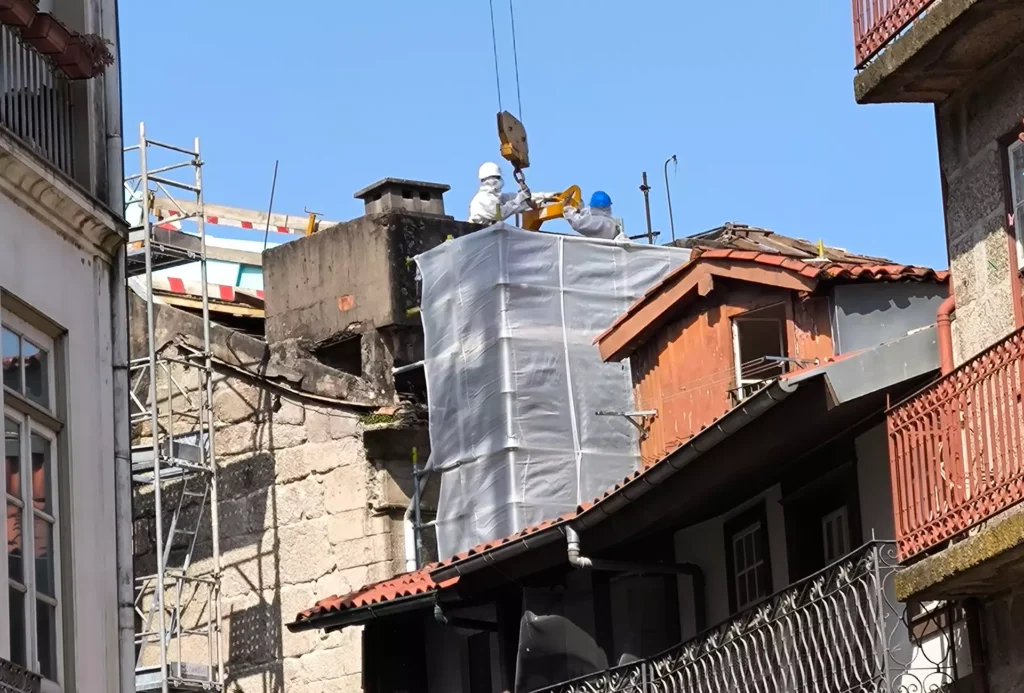 Remoção de Amianto - Centro Histórico de Guimarães